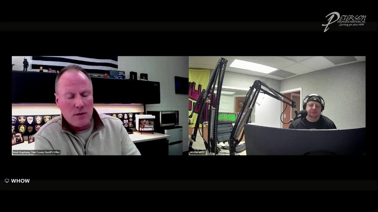 WHOW Morning Show with Piatt Co Sheriff Mark Vogelzang