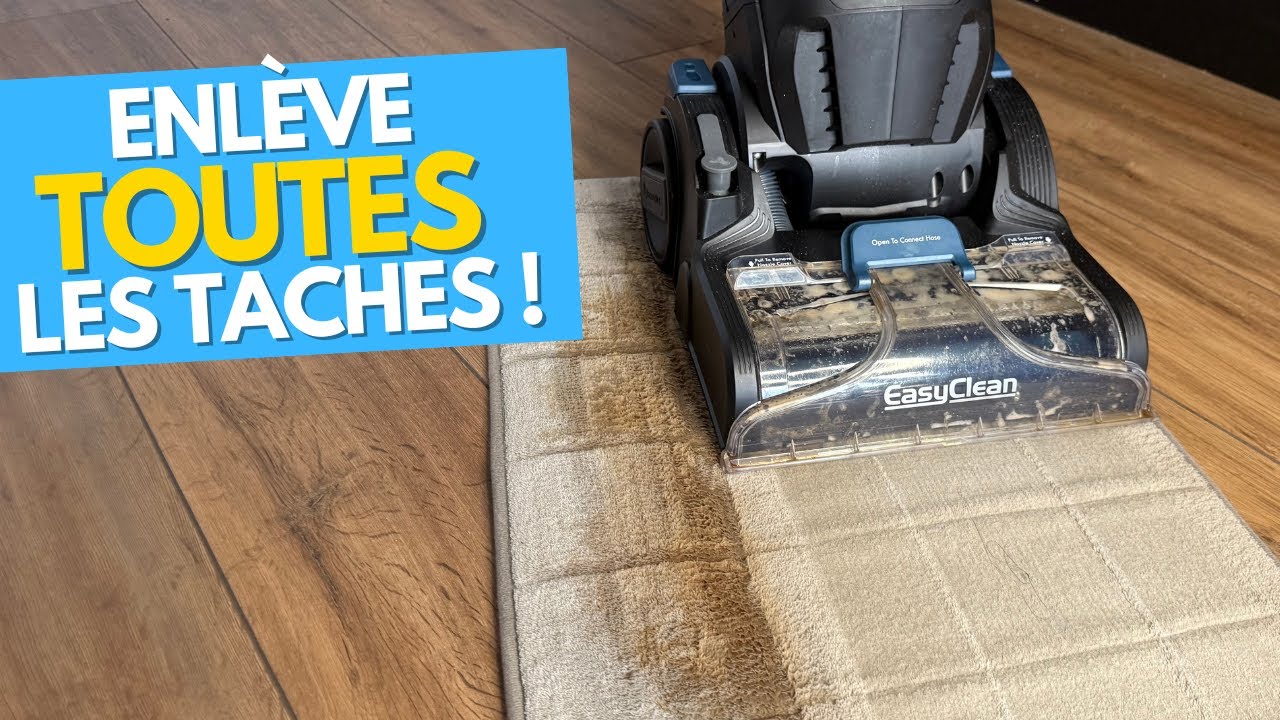 Je teste ce nettoyeur tapis et textiles qui supprime TOUTES les taches ! Vacmaster Easyclean