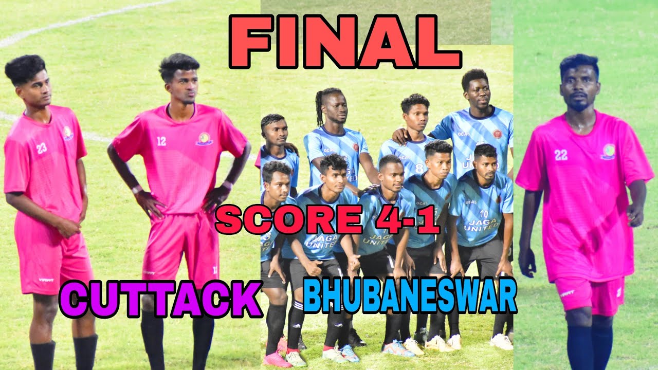 FINAL CUTTACK vs BHUBANESWAR 4-1/PT-1/BIRSA MUNDA ATHLETIC STADIUM ROURKELA FOOTBALL -2024