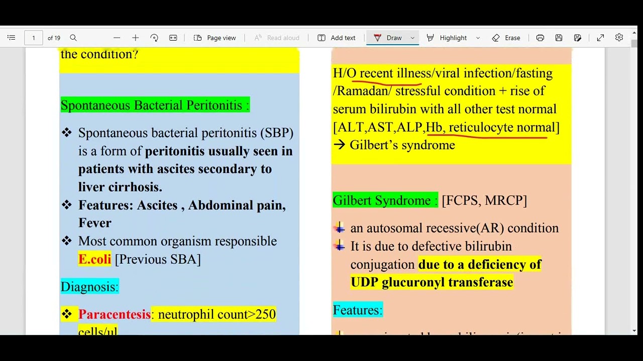 Hepatology Review 01 Lecture| Davidson 24th edition | FCPS part 1 Medicine Preparation | Bangla
