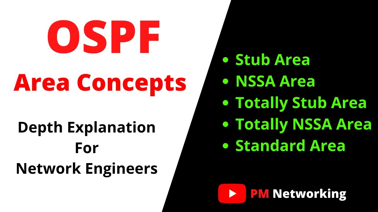 OSPF Area Concepts | Stub Area, Totally Stub Area, NSSA Area, and Totally NSSA Area |#ospf #ccnp