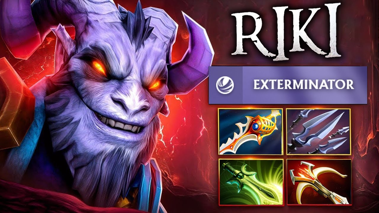 RIki Battlefury + Deadalus 46 убийств Insane One Shot Divine Rapier Dota 2