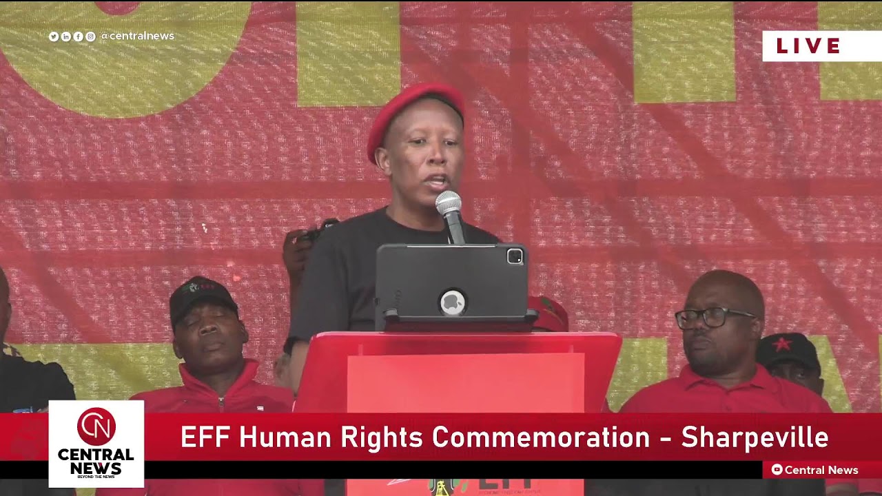 EFF President Julius Malema's Address at the Human rights day celebrations in Sharpeville