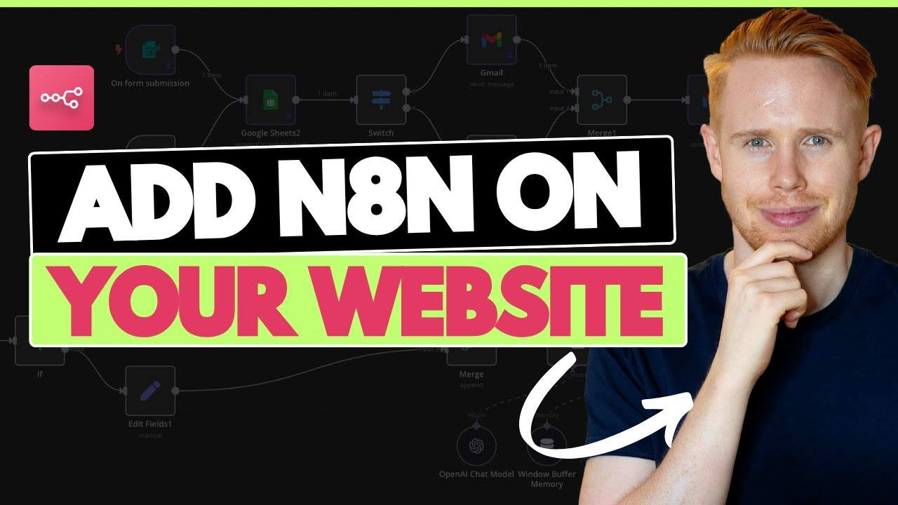 Add ChatGPT To Your Website In Minutes (n8n AI Chatbot)
