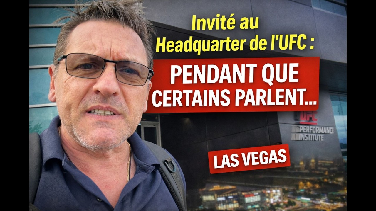 Invité au UFC Headquarter Las Vegas par Forrest Griffin