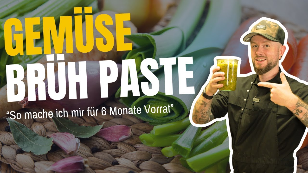 Selbstgemachte Gemüsebrühpaste: Vorrat für 6 Monate anlegen!