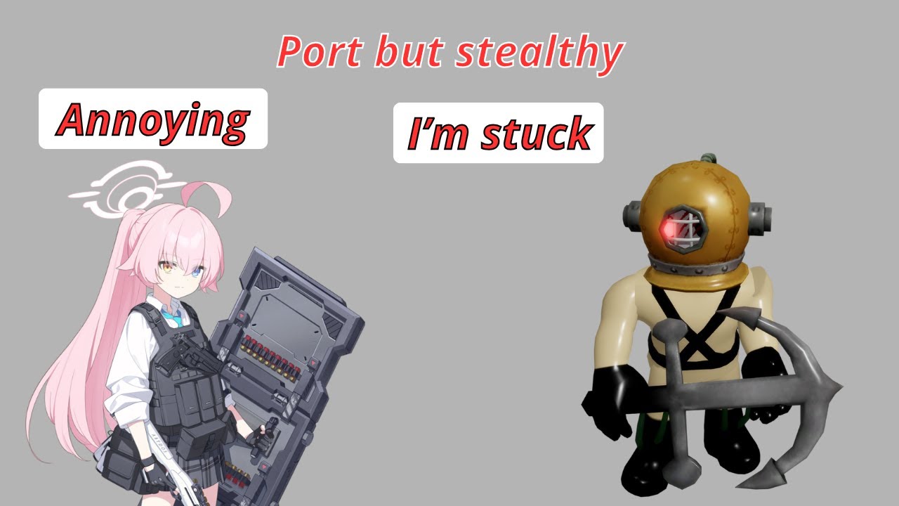 Piggy Port but stealthy way