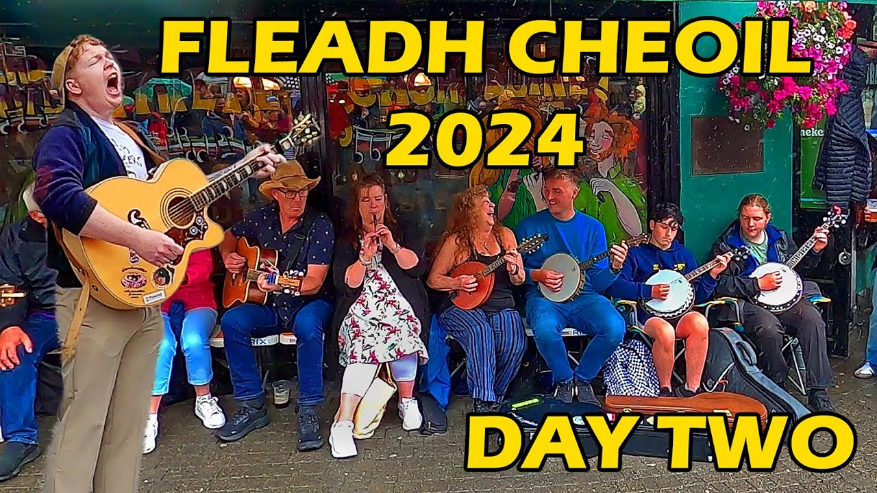 Фестиваль Fleadh Cheoil 2024. День второй. Фестиваль традиционной ирландской музыки. Уэксфорд, Ир...