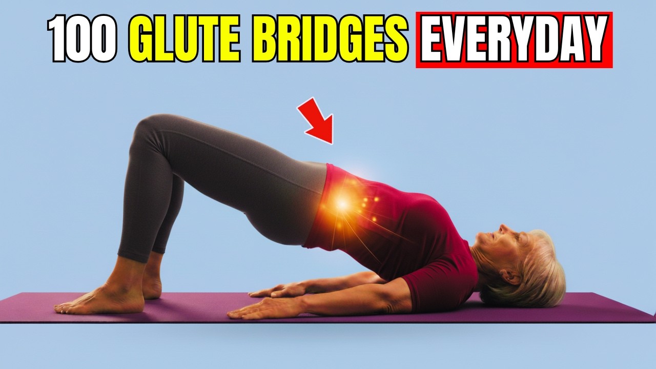 Вам больше 60? Что произойдет, если делать 50 ягодичных мостиков каждый день?