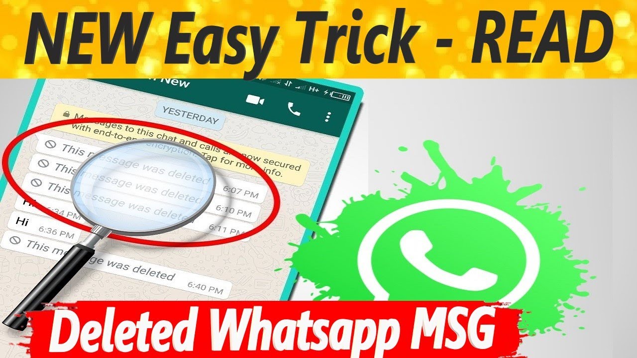 How to Read Whatsapp Deleted Messages - 2020