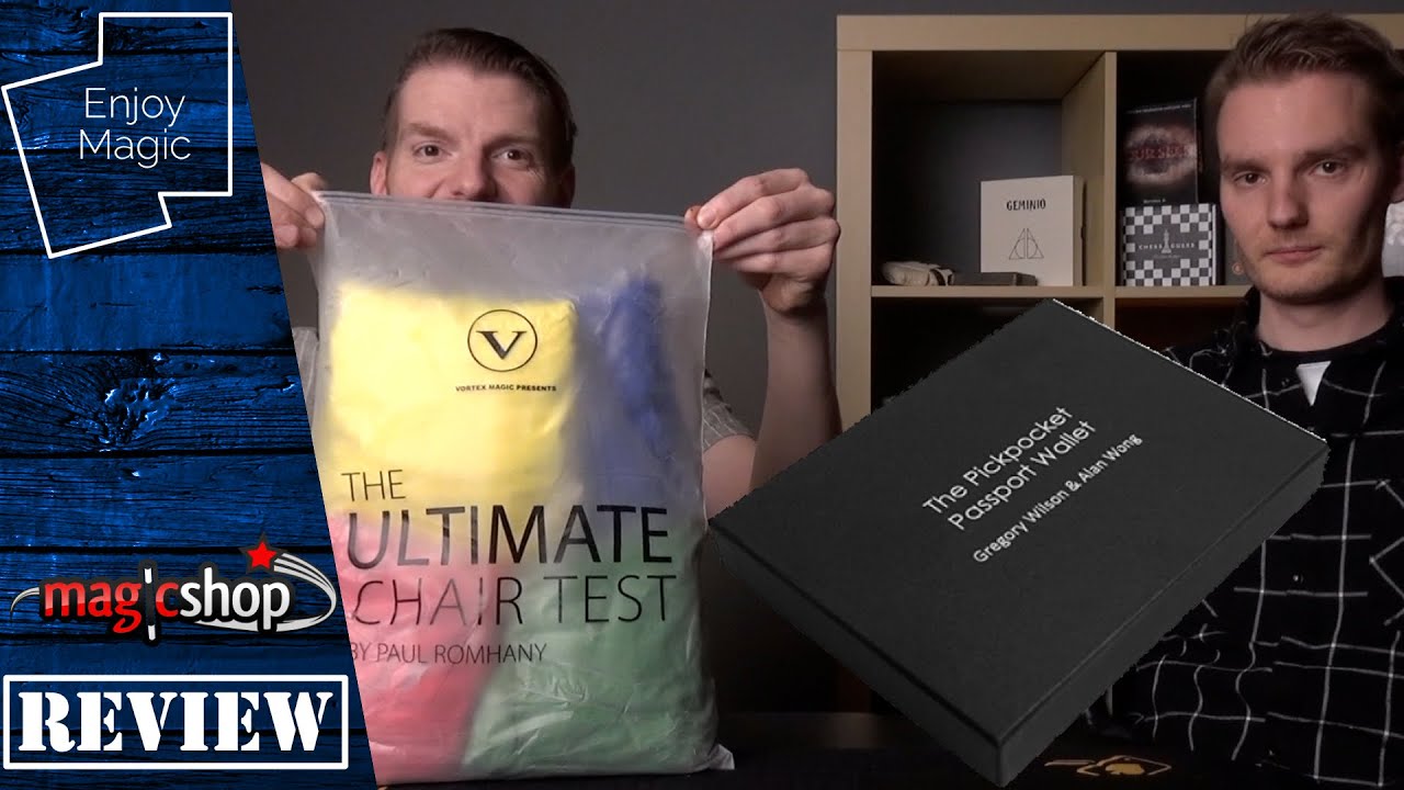 Pickpocket Passport (Greg Wilson) & Ultimate Chair Test (Paul Romhany) || Enjoy Magic Review