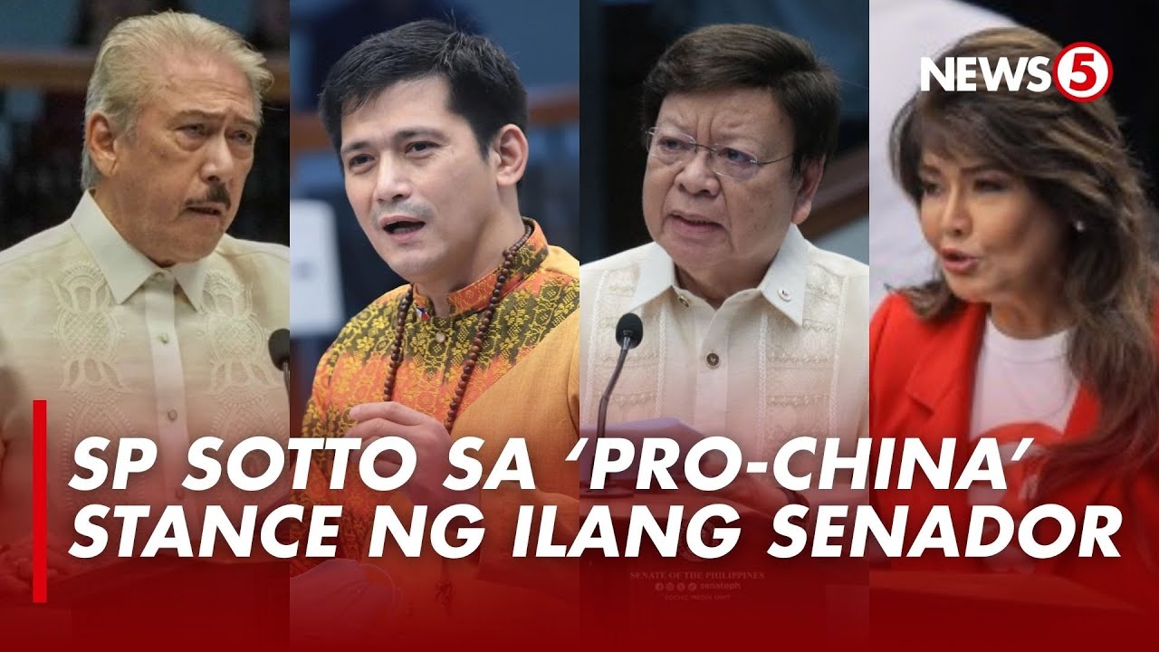 SP Sotto, umaasang hindi nakaangkla sa China ang pananaw ng ilang senador