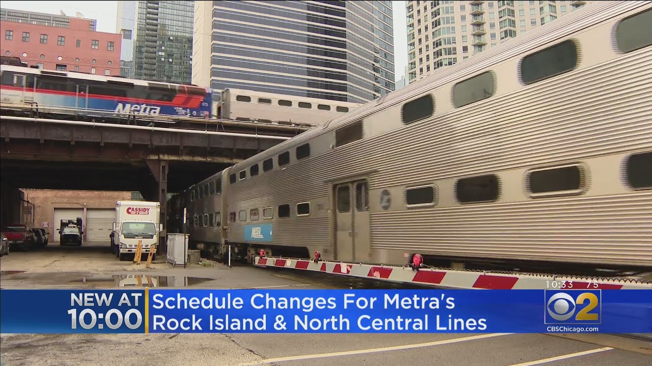 Schedules Changing For Metra's Rock Island, North Central Service Lines
