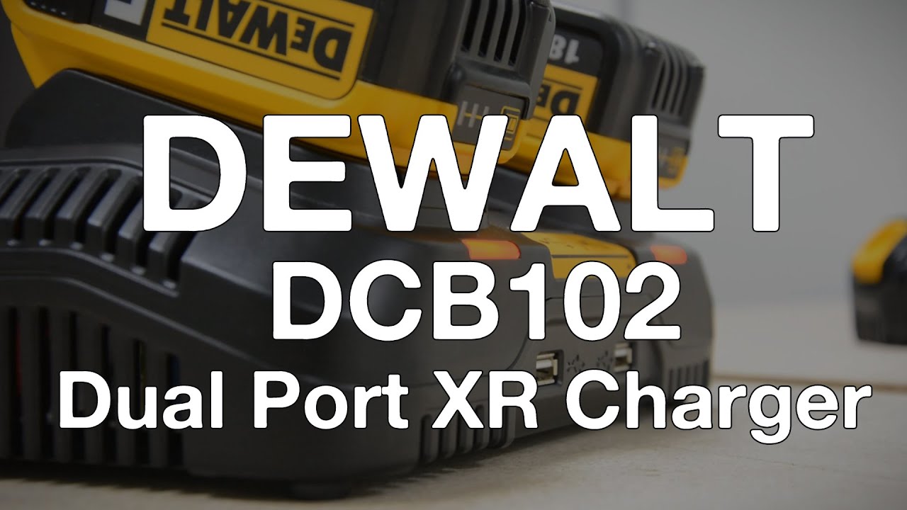 Dewalt DCB102 XR Li-ion Dual Port and USB Charger - ITS TV