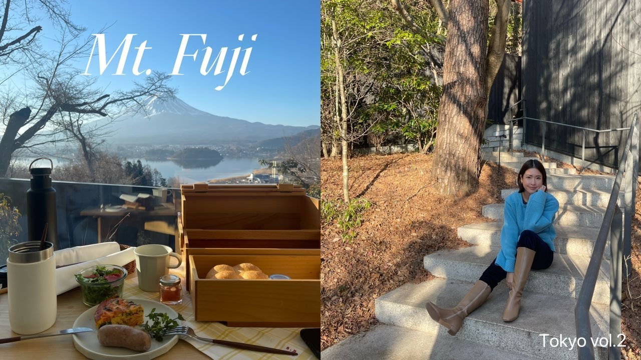 travel vlog | disney sea, memorable omakase, mount fuji, staying at a hoshinoya property 🍂