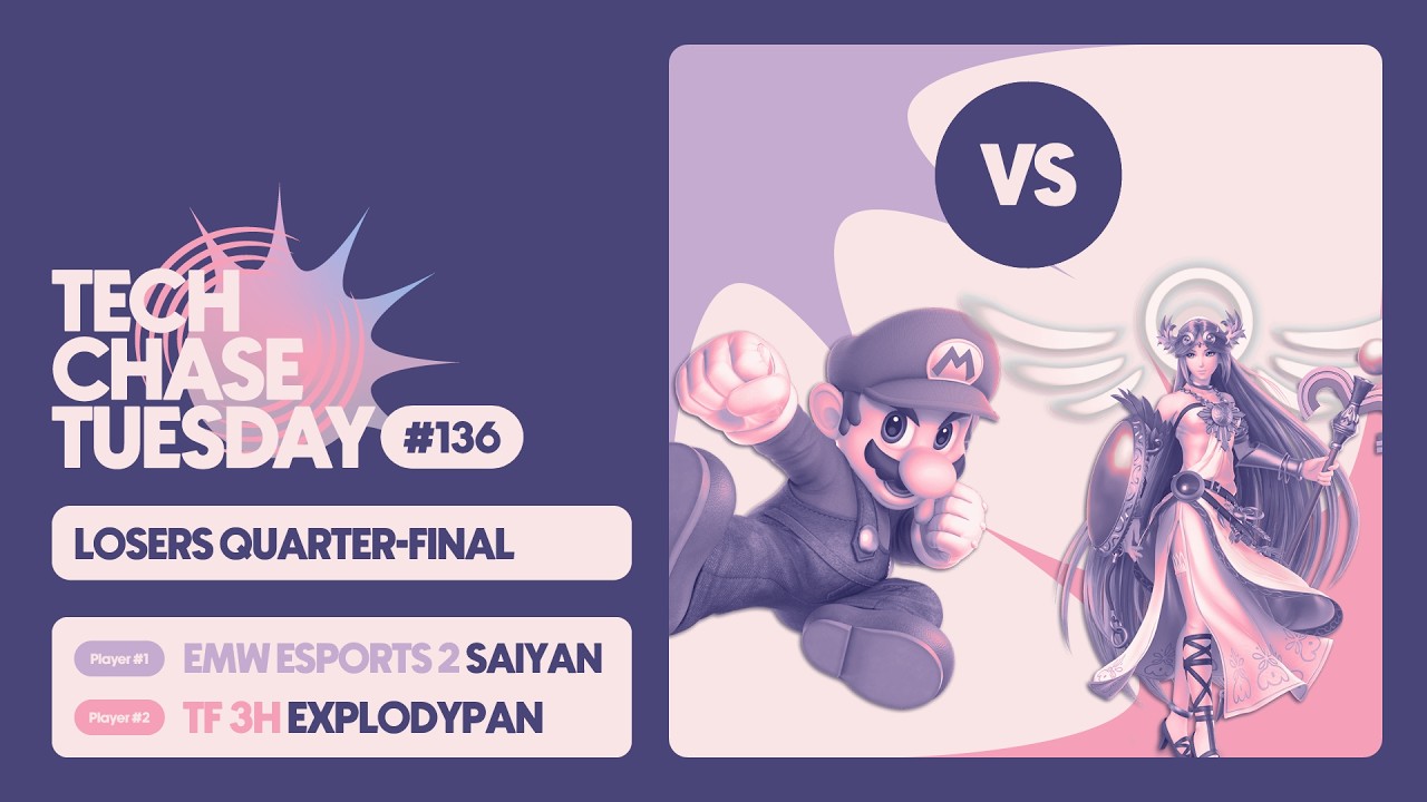 EMW Esports 2 | Saiyan vs TF | 3H | Explodypan | Losers Quarters | Tech Chase Tuesday 136