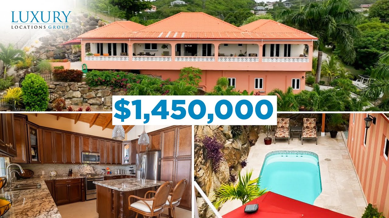 Tour This $1.45M Luxury Caribbean Estate | Powell&rsquo;s Hillside Home in Antigua & Barbuda