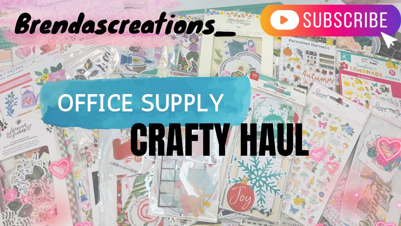 Office Supply Crafty Haul