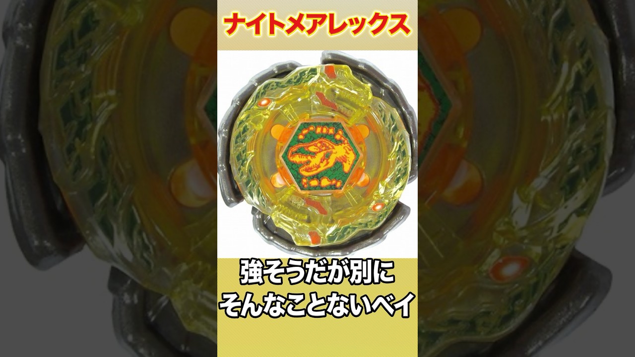 恐竜モチーフのベイ！ナイトメアレックス‼️ 