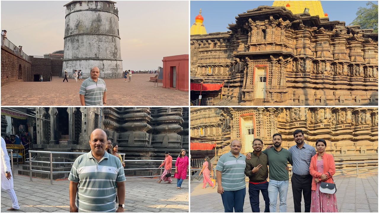 Day 1 of goa trip with office colleagues, full on energy | Kolhapur Mahalakshmi darshan  