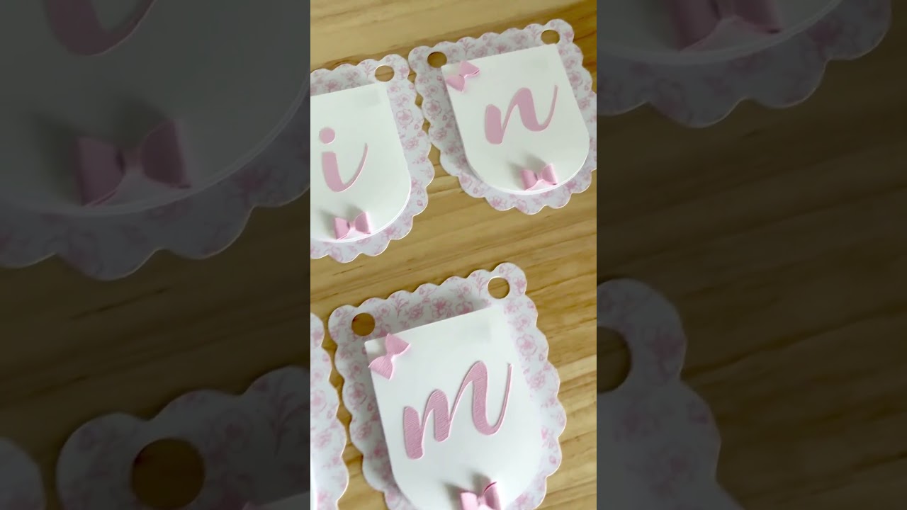 Baby shower banner 💕 #babyinbloom #partydecor #babyshowerdecor #oandedesigns