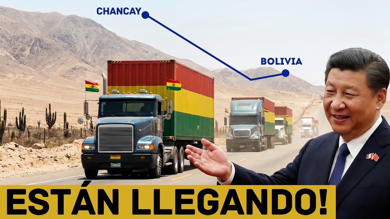¡Cambio histórico! Bolivia envía sus productos al Perú en el Megapuerto de Chancay