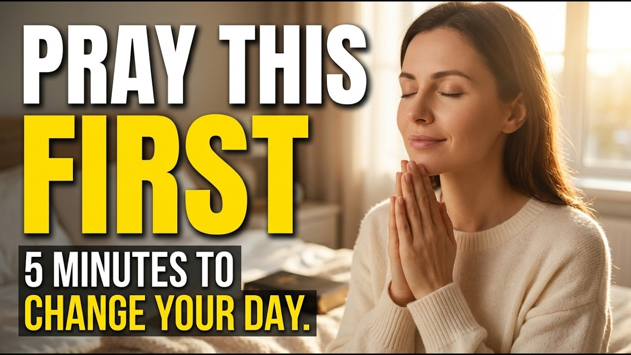 PRAY THIS FIRST 5 Minutes That Will Change Your Entire Day | Christian Morning Prayer #jesus