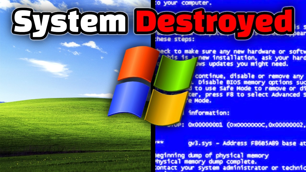 Corrupting every file on Windows XP