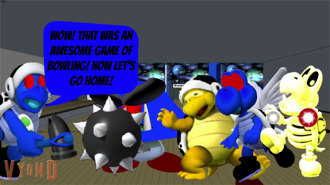 Dark Yoshter Bro Goes Bowling With His Friends While Grounded (Reuploaded Again)