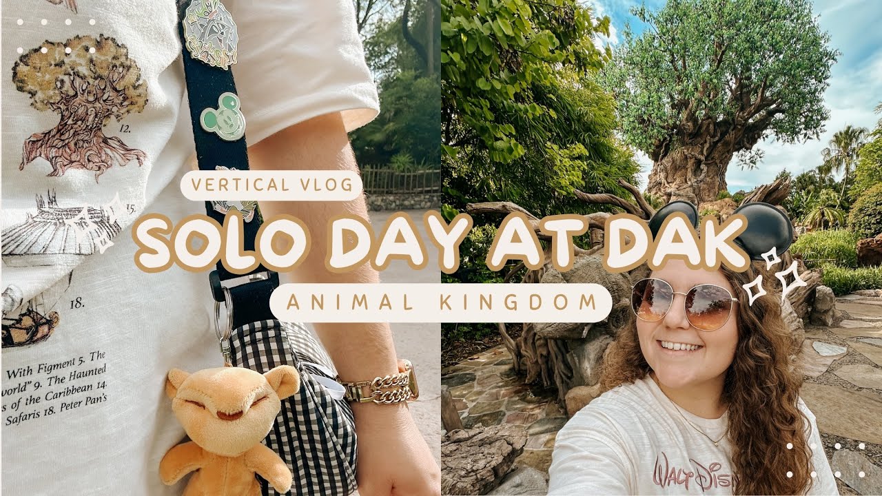 Solo Shopping Day at Animal Kingdom! VERTICAL VLOG! New Dinosaur Merch!