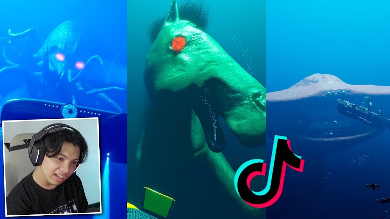 React TikTok MONSTER BAWAH LAUT (THALASSOPHOBIA) !! #2