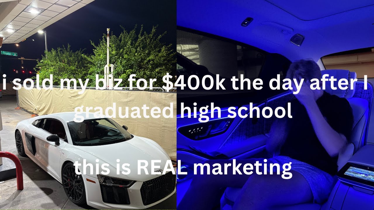 I sold biz for $389,234 the day after I graduated high school, this is my best advice on marketing