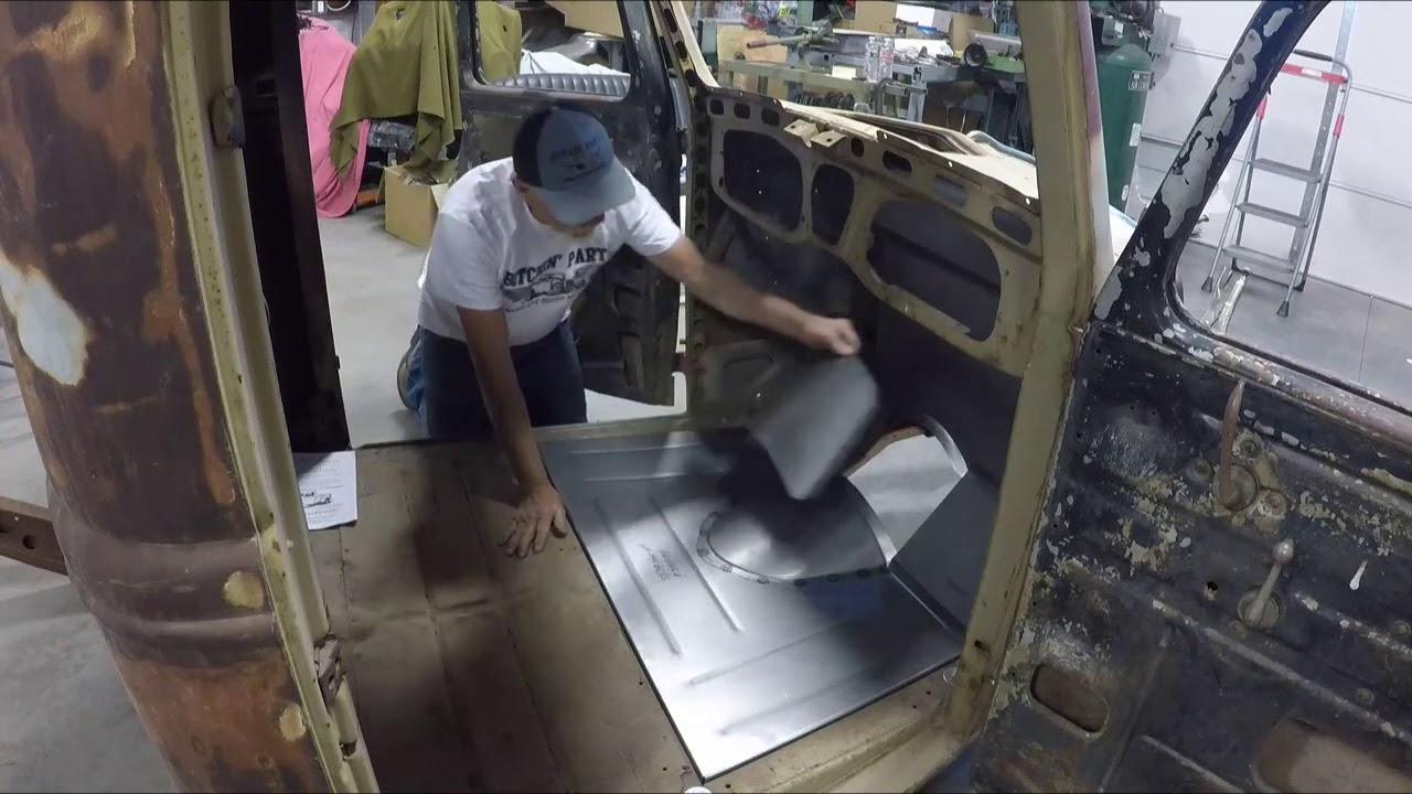 1935 1936 Ford Truck Front Floor Installation