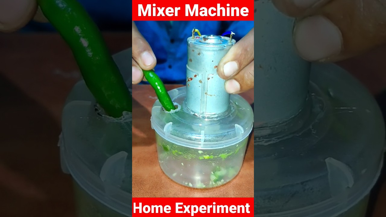 Mixer grinder machine home made Experiment #shortsvideo #shorts