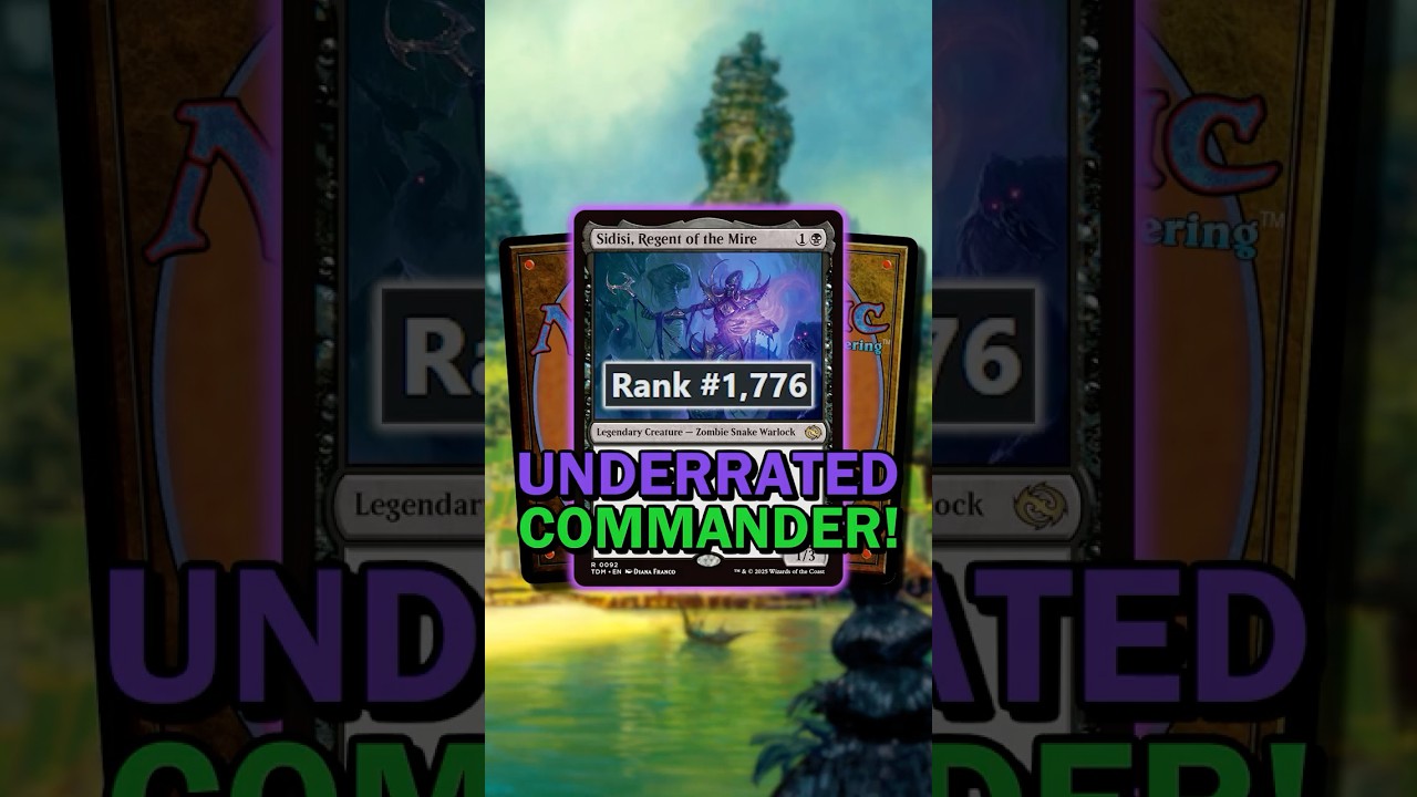 Underrated Commanders YOU Should Build! - ⚫ Sidisi, Regent of the Mire