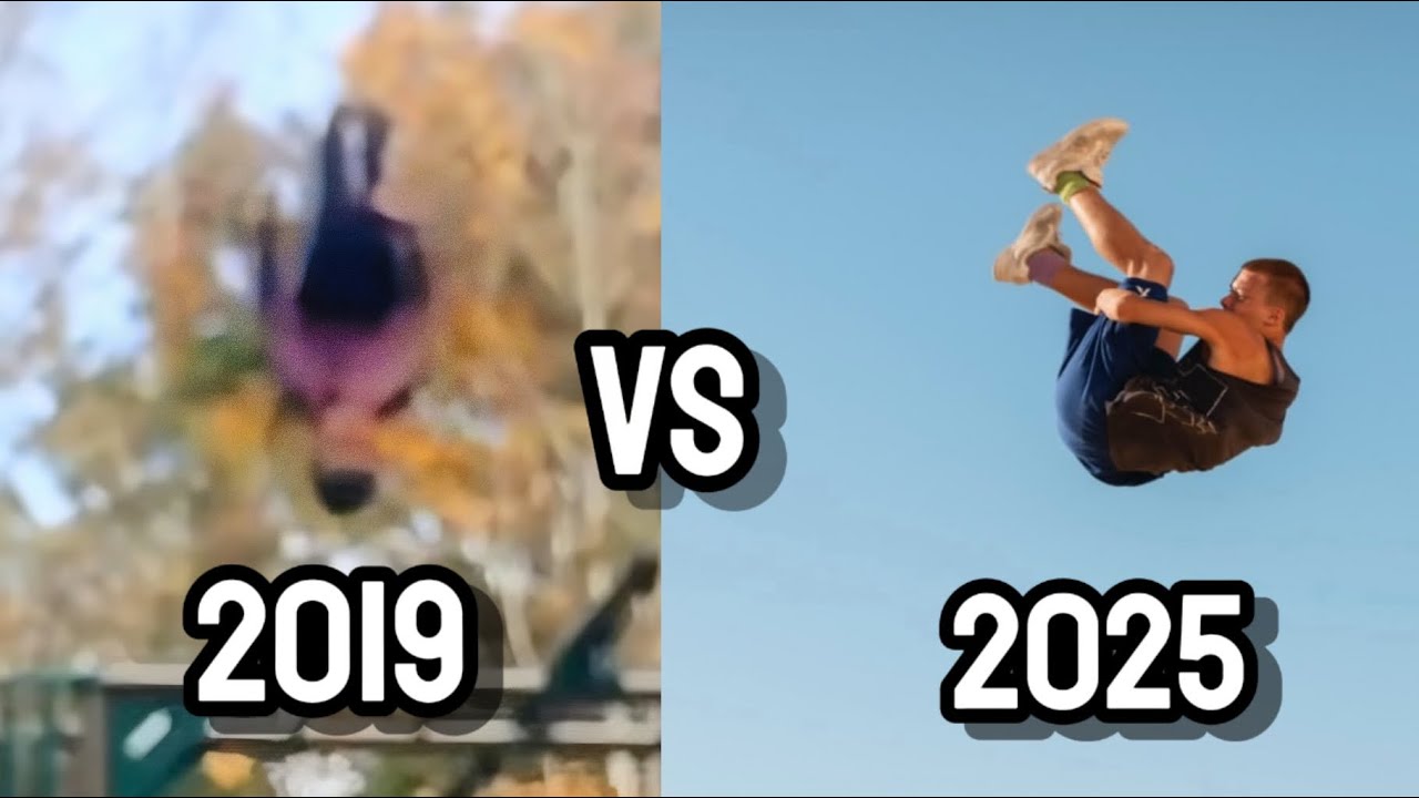 ALL MY DOUBLE FLIPS OUTSIDE