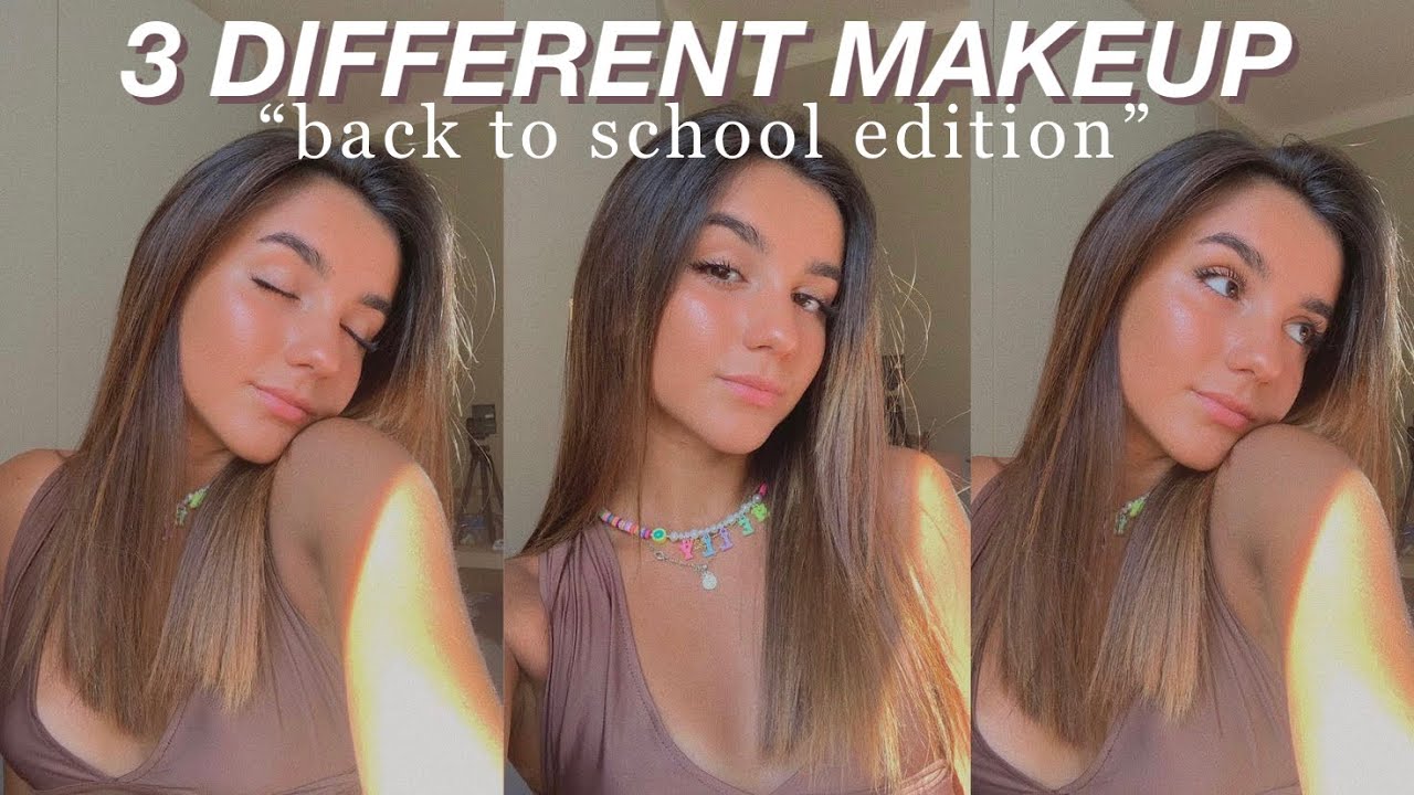 3 easy makeup per la SCUOLA! 🦋 || back to school 2021