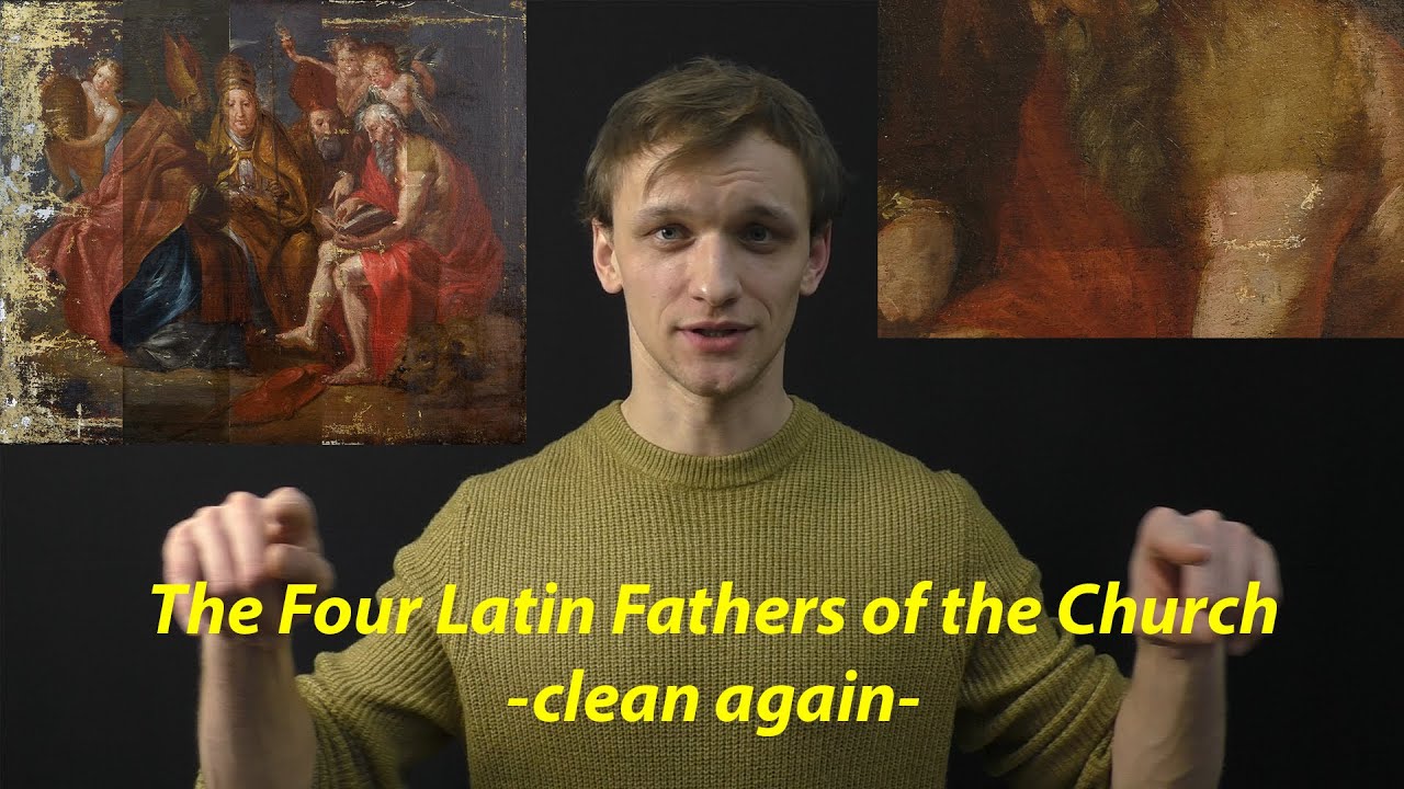 Restoration of Four fathers of the Church - with CLEANING :D