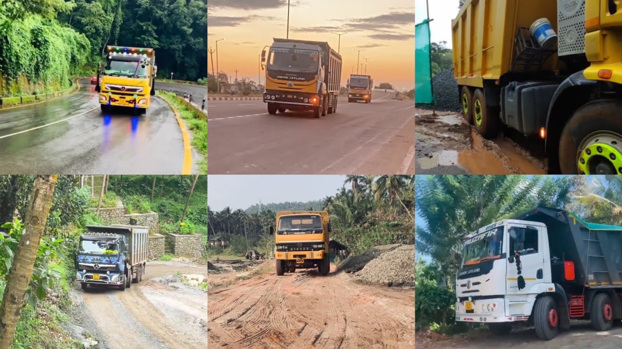 എല്ലാം നല്ല A ക്ലാസ്സ്‌ പിള്ളേരാ 3.0 | tipper lorry Offroad driving | truck videos | part 159 |