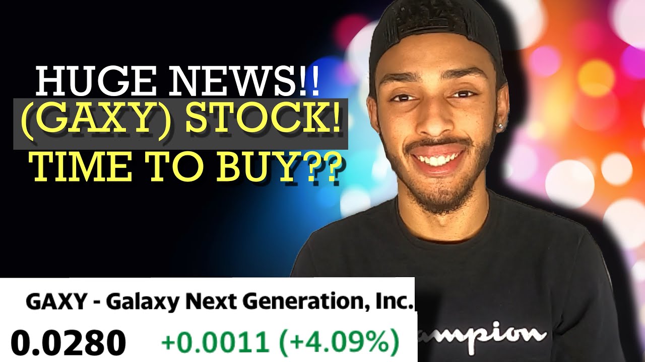 (GAXY) STOCK UPDATE! This Could Be HUGE For Galaxy Next Generation Stock !! Is GAXY Stock A Buy NOW?