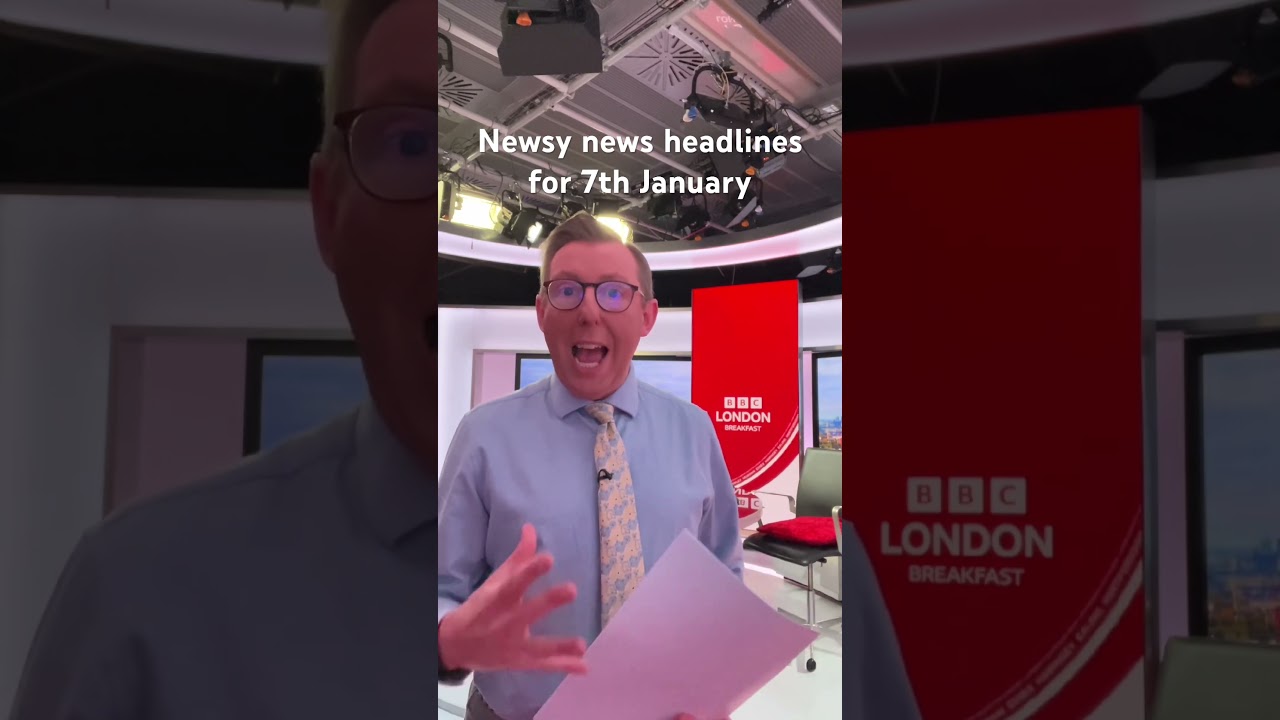 That Northern Irish news reader is back - first bulletin for me of 2026