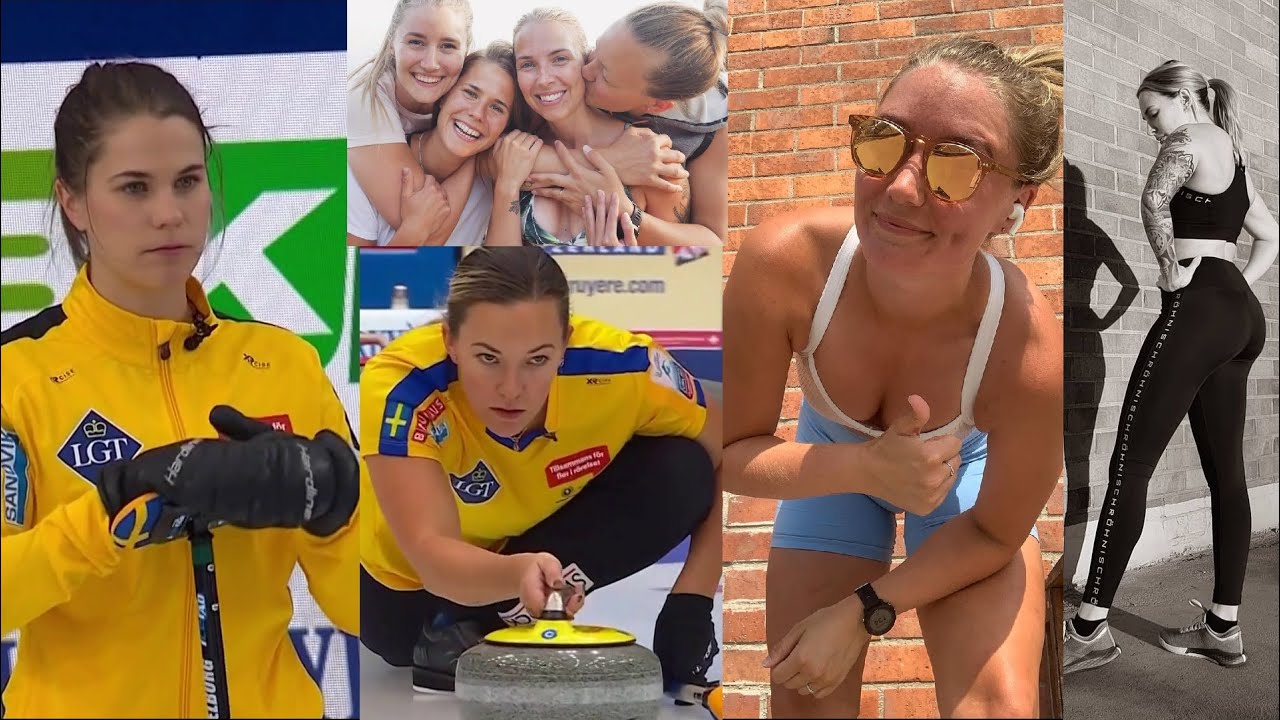 Anna Hasselborg and the Swedish Curling Team