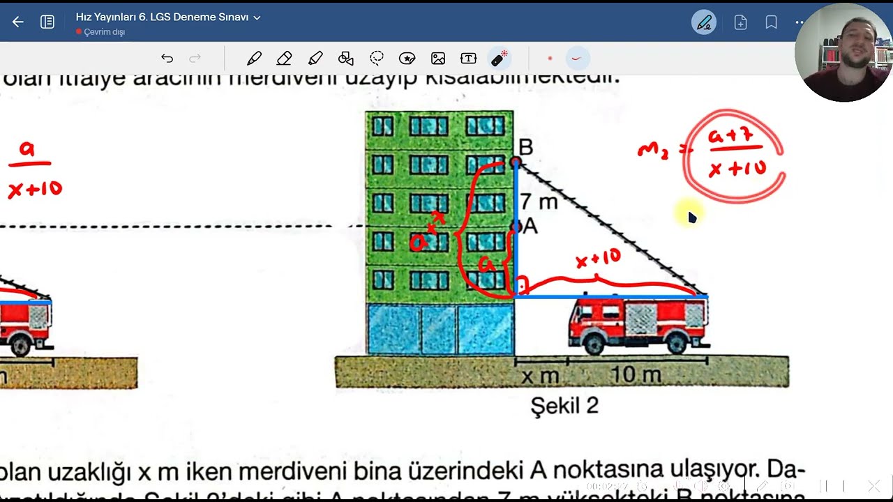 Hız Yayınları 6. Türkiye Geneli LGS Denemesi Matematik Çözümleri 2024 (16, 17, 18, 19 ve 20. Soru)