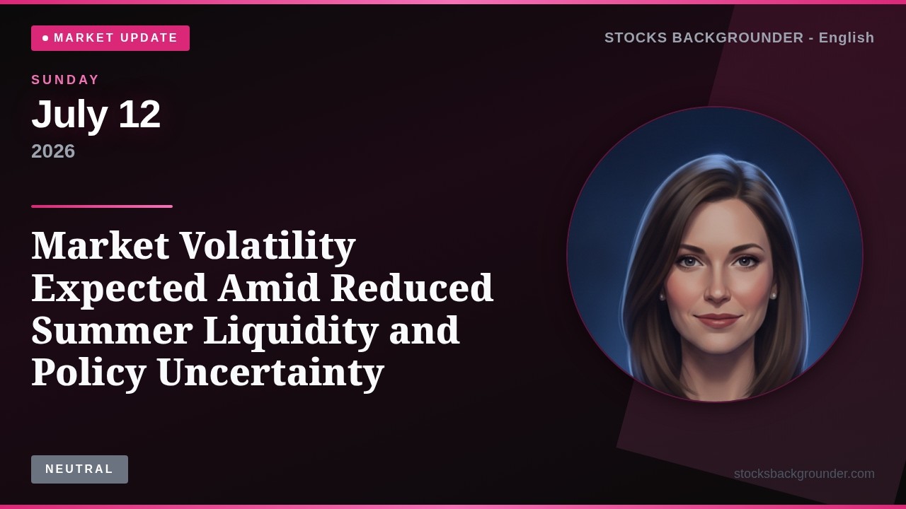 Market Volatility Expected Amid Reduced Summer Liquidity and Policy Uncertainty &mdash; Explained | Jul...