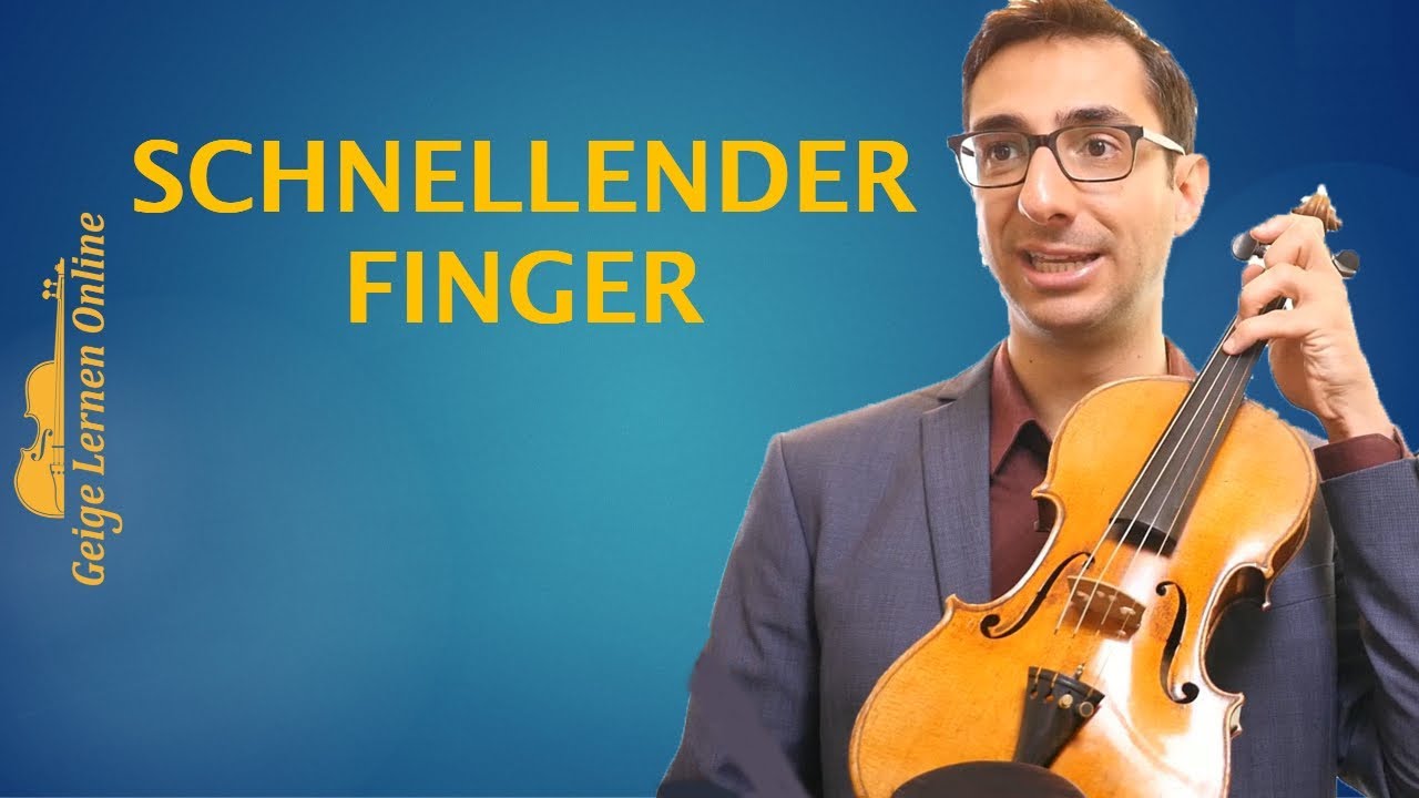Schnappfinger | Schnellender Finger beim Geigespielen heilen (f&uuml;r immer!)