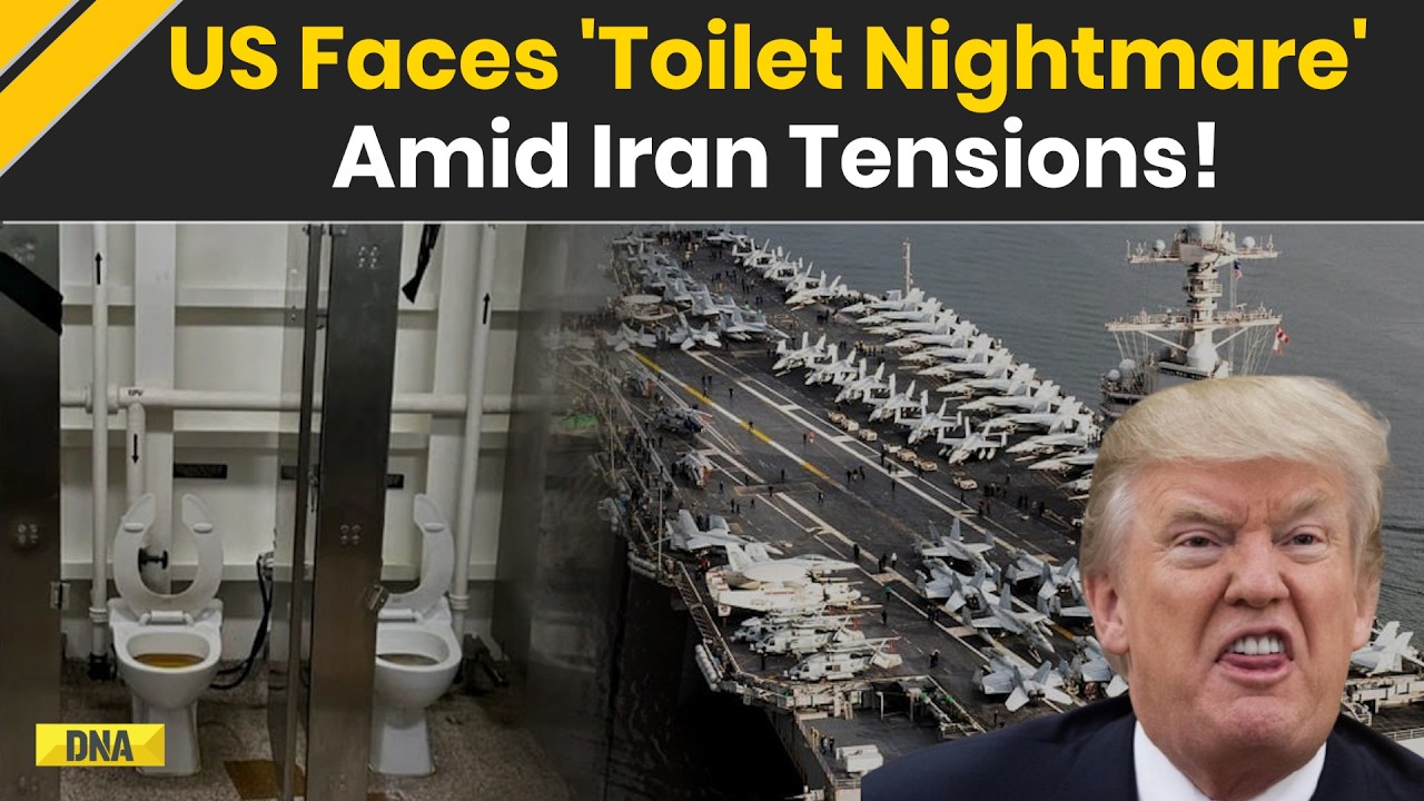 US Iran War: Toilet Crisis Cripples US' Biggest Carrier Gerald Ford, 5000 Sailors Battle Sewage