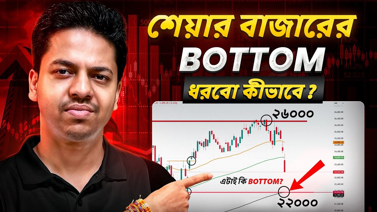 শেয়ার বাজারের BOTTOM ধরবো কীভাবে?😱 Uptrend শুরু হবে কখন? Bull Run coming in Stock Market!