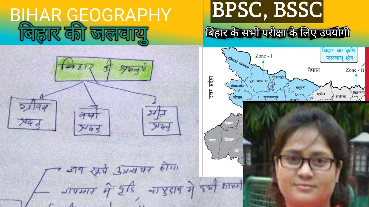 BIHAR GEOGRAPHY || बिहार की जलवायु|| IMPORTANT || ALL COMPETITIVE EXAM 