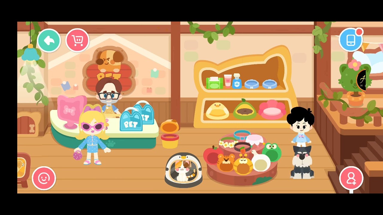Babybus my town game I am a go pet shop and I am boy dog🐕