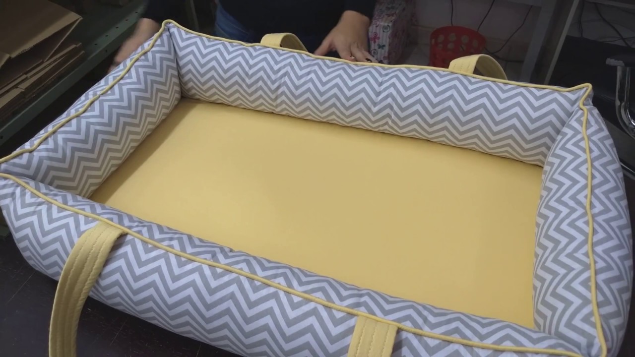 Ninho para seu beb&ecirc; dormir. Como tirar a capa para lavar